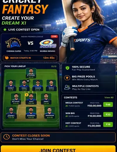 Siteconfiavel (site confiavel) fantasy cricket & matchday visual 3